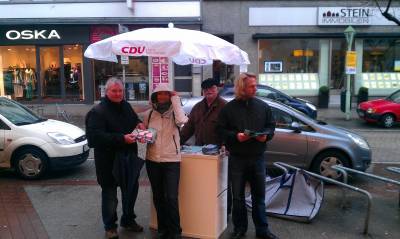 Infostand zum Thema Straenumbenennung - 